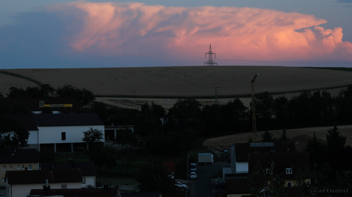 Der Südhimmel von Eisingen am 20. Juli 2016 um 21:10 Uhr