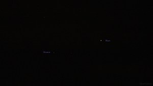 Uranus und Mars am 12. Februar 2019 um 23:01 Uhr