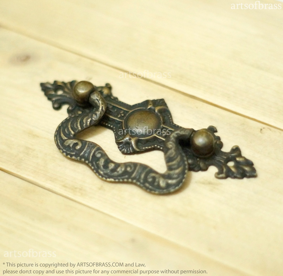 Vintage Brass Drawer Pulls