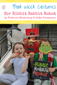 Book Week Costumes for Ribbit Rabbit Robot #bookweekcostumes
