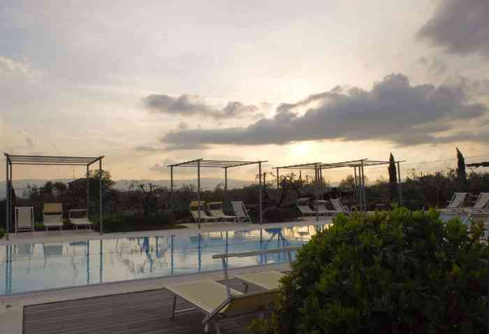 Impressive modern style pool area for guest use only