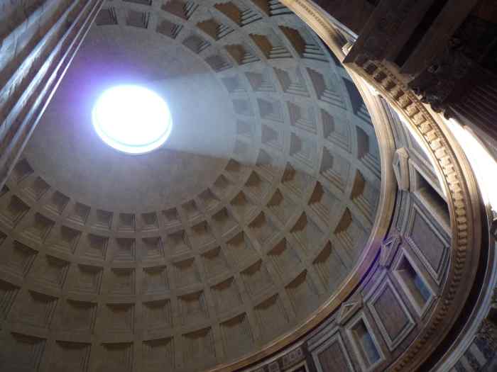 The interior of the Pantheon