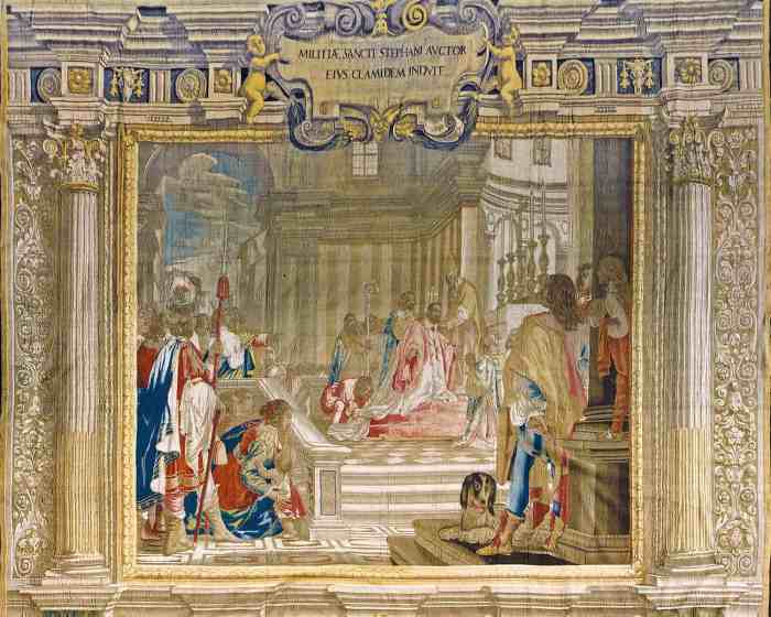 Cosimo receiving the investiture, Palazzo Pitti (storage)