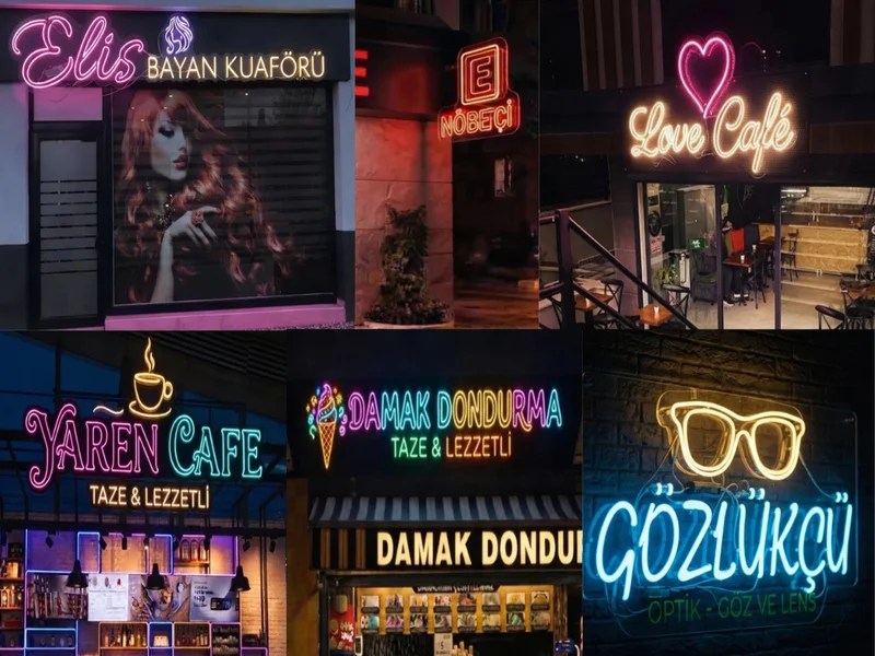 LED neon tabela özel tasarım ışıklı yazı