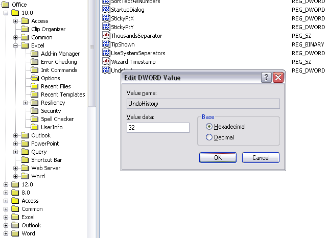 In windows 7 or windows vista, click start. How To Increase The Number Of Undo Levels In Excel Asap Utilities Blog