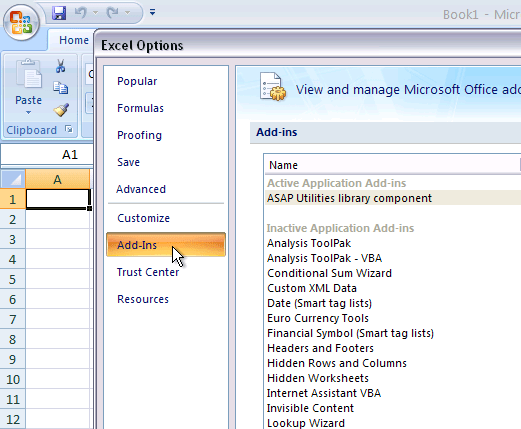 Although this program is loaded onto computers as part of an overall microsoft offi. Asap Utilities For Excel How To Add Asap Utilities To The Excel Menu Ribbon