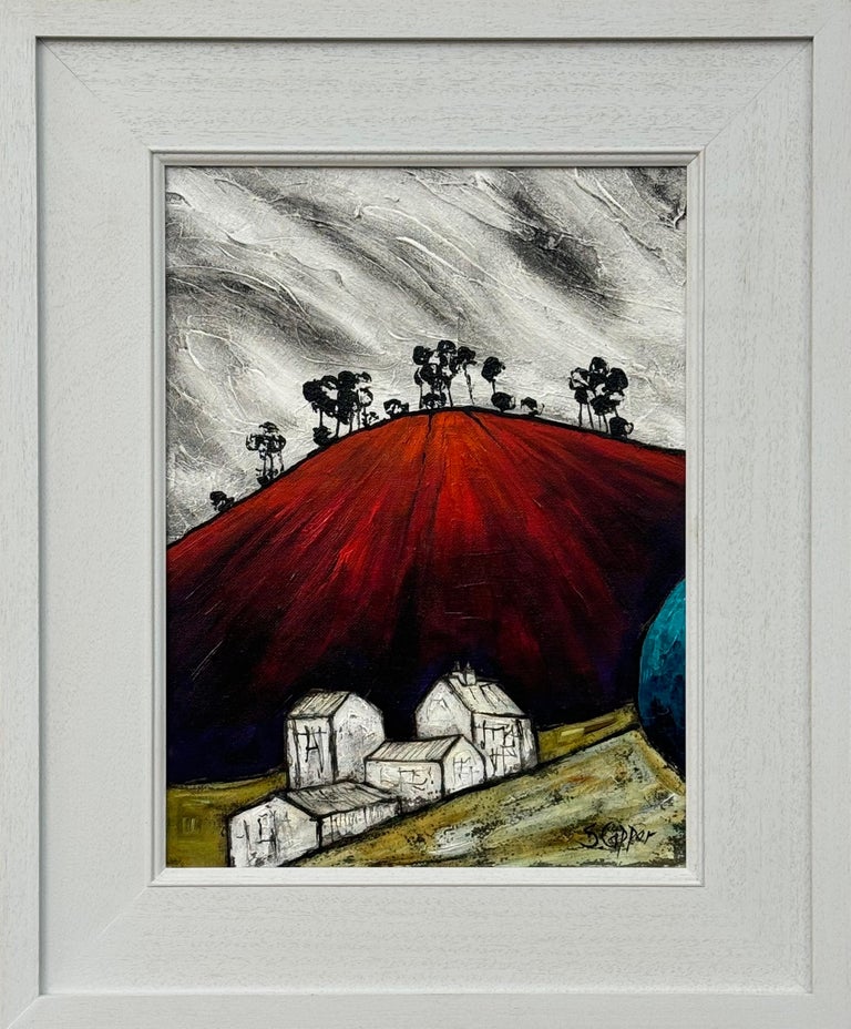 Abstract Landscape Painting entitled Big Hill