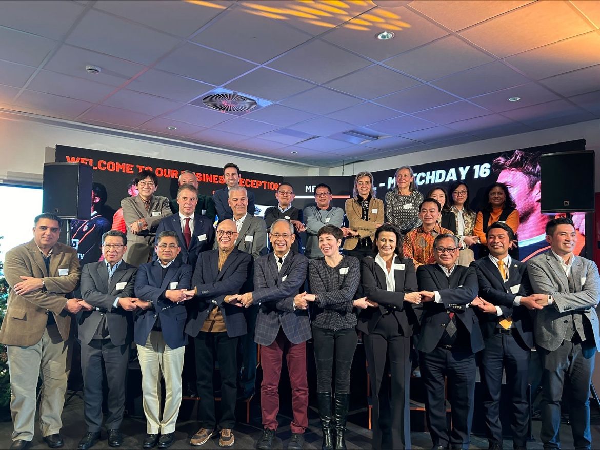 ASEANcham-EU’s business reception with ACA Football Partners, 17 December 2023