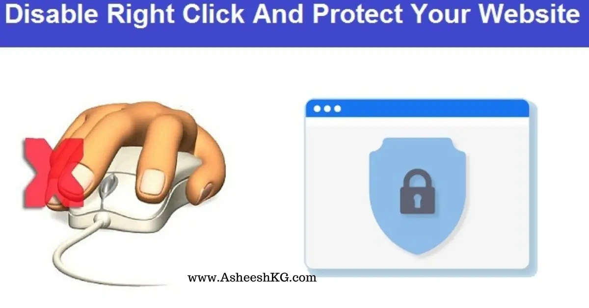 How to Disable Mouse Right Click on WordPress or Blogger Website