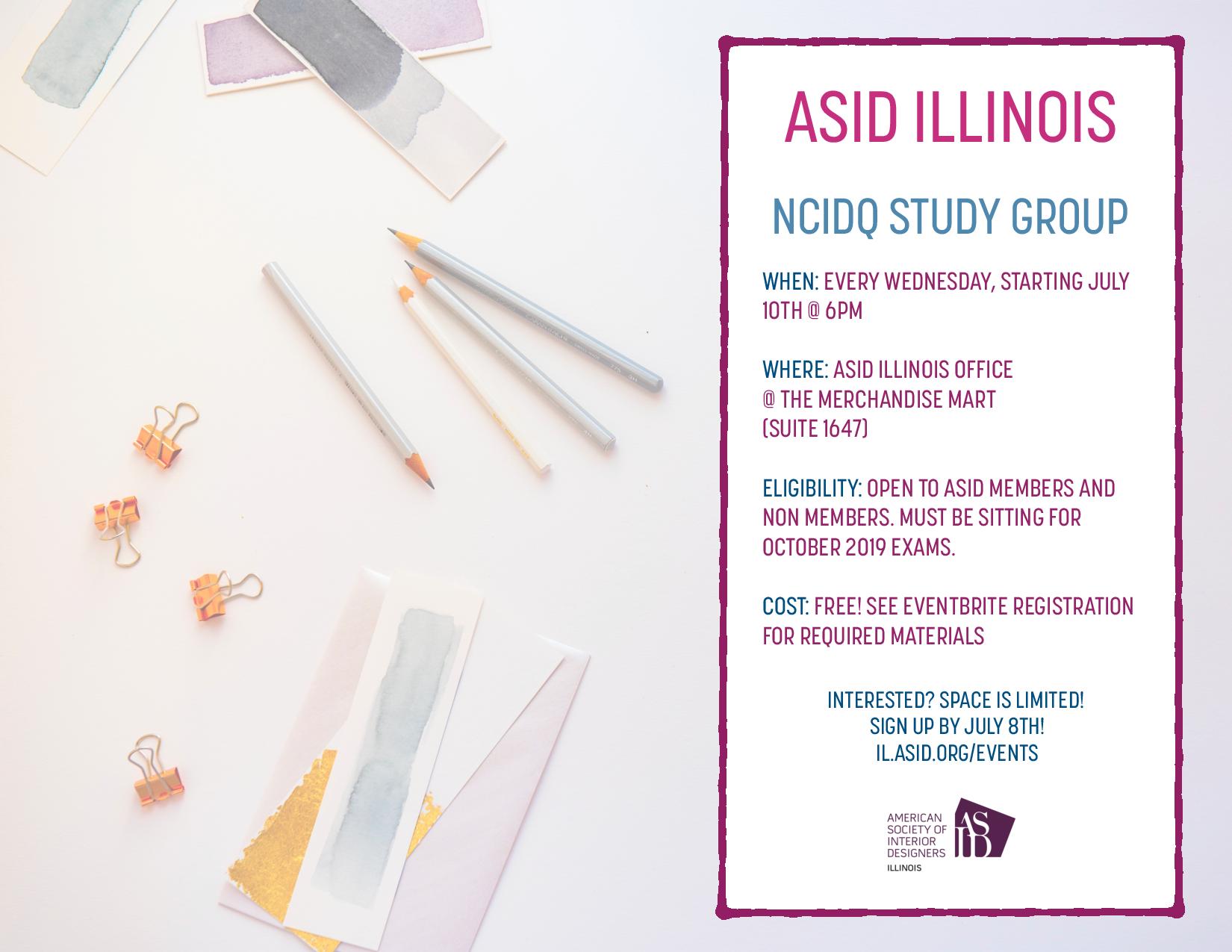 Ncidq study group fall session