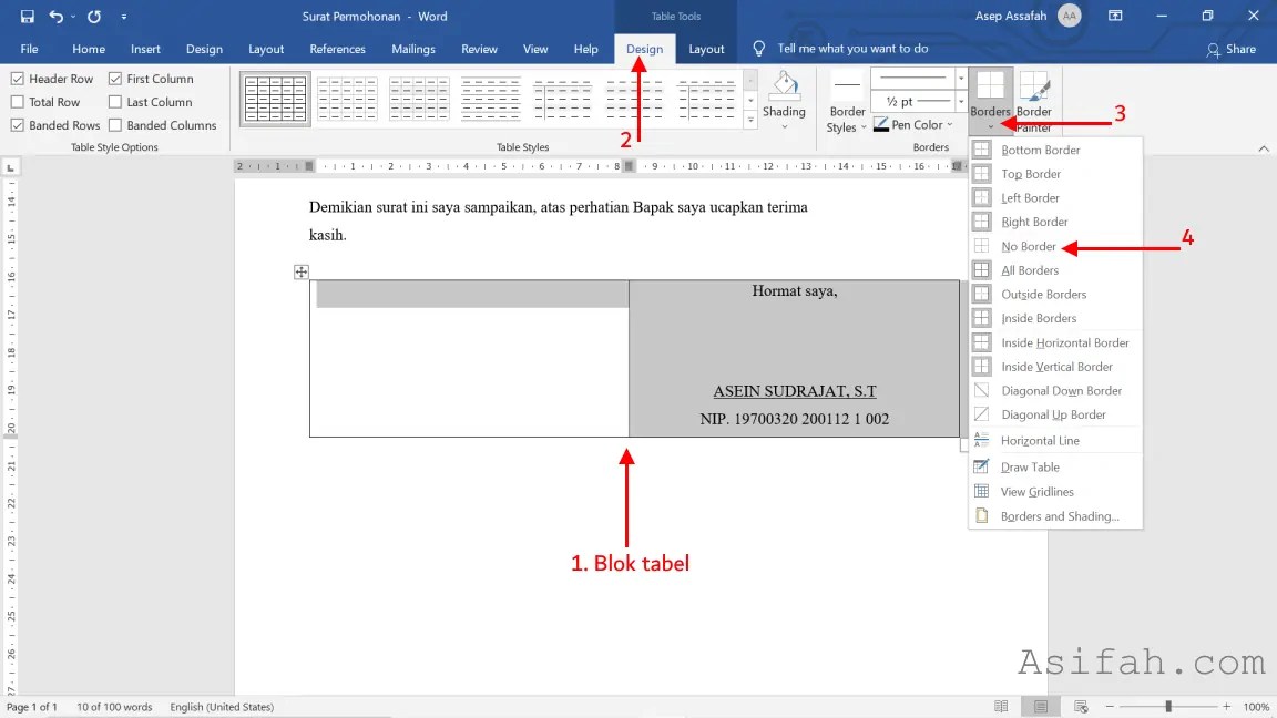 Page numbers di header atau footer adalah contoh penambahan field secara otomatis melalui penggunaan perintah atau fitur microsoft word. 2 Cara Menghapus Garis Tabel Di Word Dengan Mudah