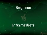 Beginner Vs Intermediate What S The Difference