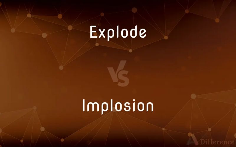 Explode Vs Implosion Difference Between - Premium Colorful Pattern Gallery - High Resolution