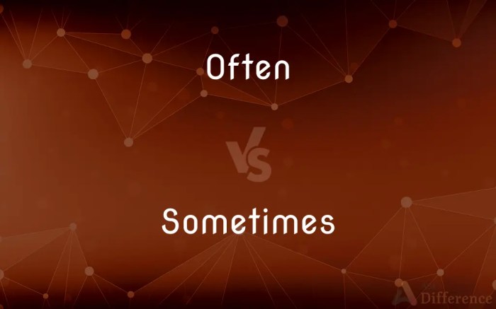 Often vs. Sometimes — What’s the Difference?