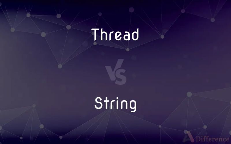 Thread Vs String What S The Difference - High Quality Geometric Illustration - Full HD