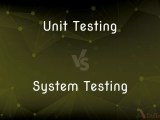 Unit Testing Vs System Testing What S The Difference