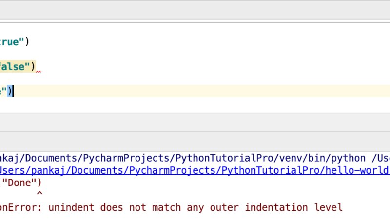 Indentation in Python (With Examples) - AskPython.