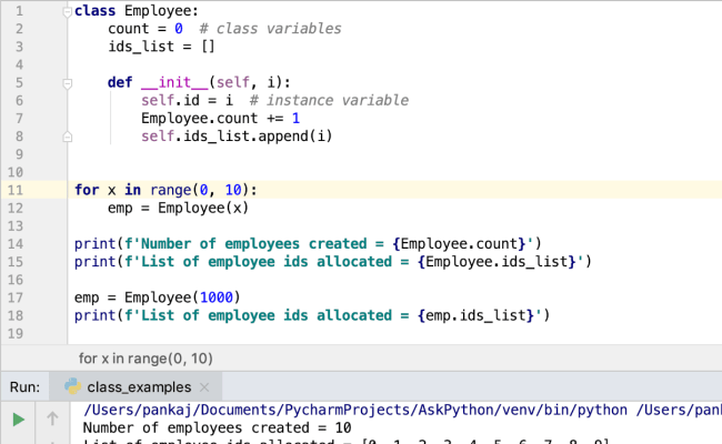 Python Classes And Objects - AskPython