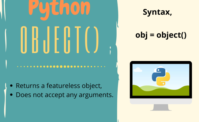 What Is The Python Object() Method? - AskPython