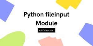 Python Howto Using The Python Fileinput Module Askpython - Incredible City Photo - 4K