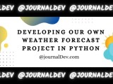 Weather Forecast Using Python Simple Implementation Askpython