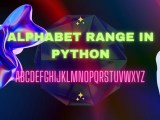 String Alphabet Range In Python Askpython