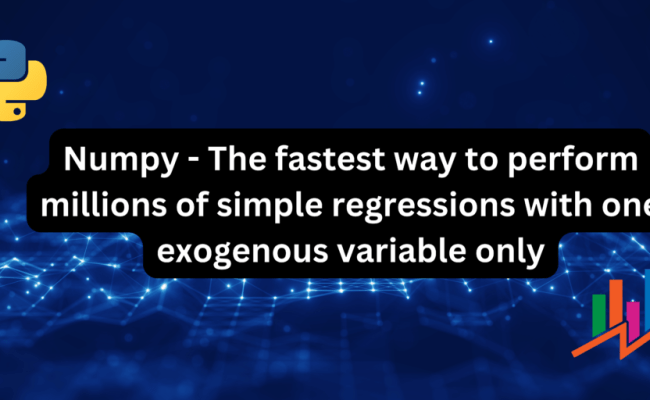 NumPy And Linear Regression: Efficient Python Techniques For Large Datasets - AskPython