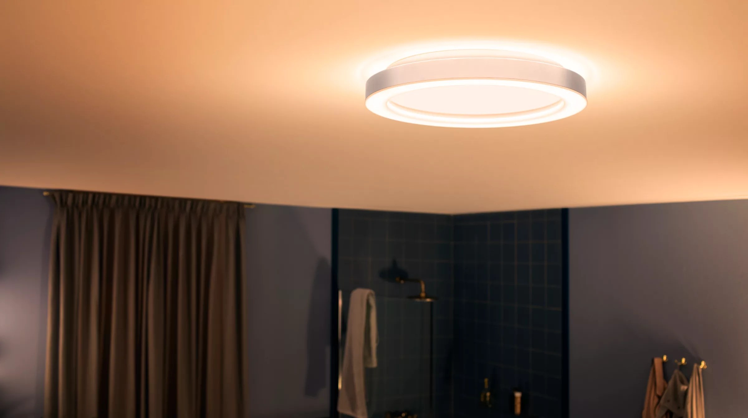 Ceiling lights set the tone for an entire room`s sense of style. Hue White Ambiance Adore Ceiling Light Philips Hue