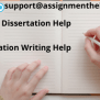 Writing Dissertation Help, Dissertation Help, Thesis Writing ...