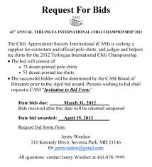 Business Letter Request For Bid And Confirmation Of Deadline Assignment Point
