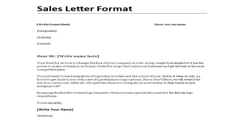 Sales Letter For Product Introducing Assignment Point