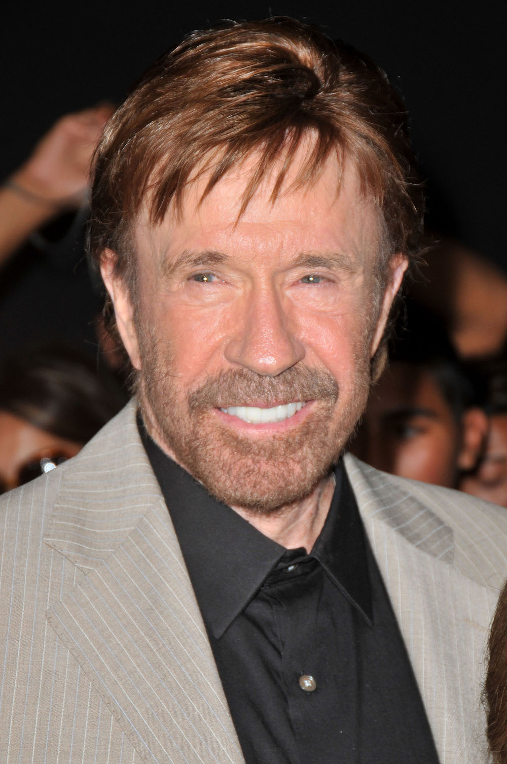 Chuck norris at the world premiere of the expendables 2