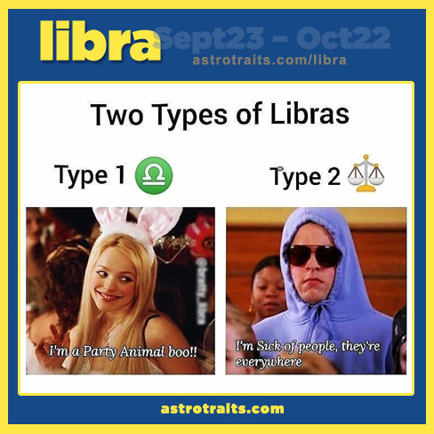 kinds of libra meme