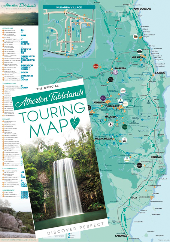 Travel Tools And Resources For Your Holiday To The Atherton Tablelands Mapweb.