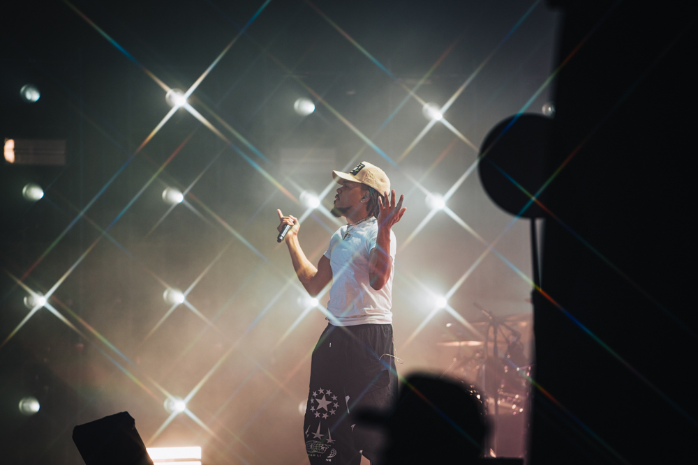 Chance the Rapper performing at Coca-Cola Roxy in Atlanta