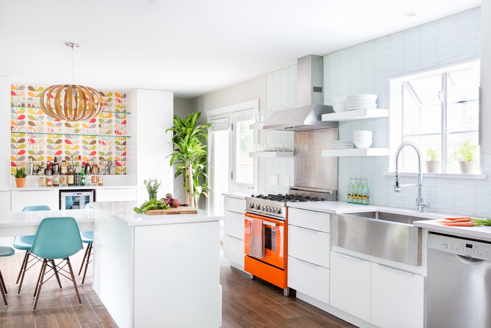 This Mid Century Modern IKEA Kitchen Will Take Your Breath ...
