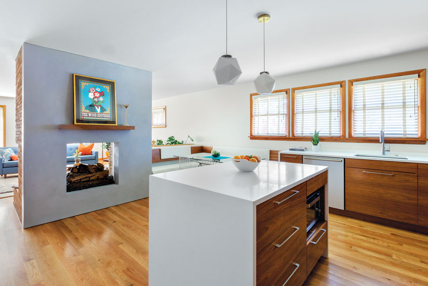 Considered the heart of the home, the kitchen is where the majority of traffic, activities, and group conversations occur. A Portland Split Level Gets Carefully Updated Home