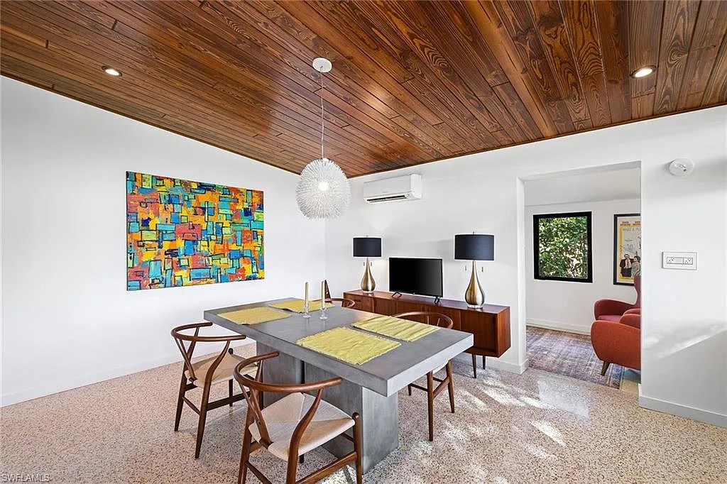 A mid century modern renovation in naples, florida