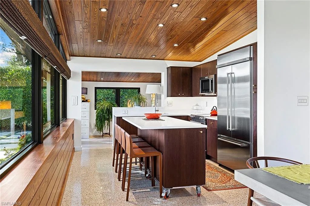 A mid century modern renovation in naples, florida