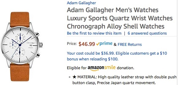 Adam Gallagher Watch