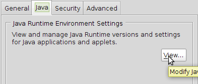 JavaControlPanel