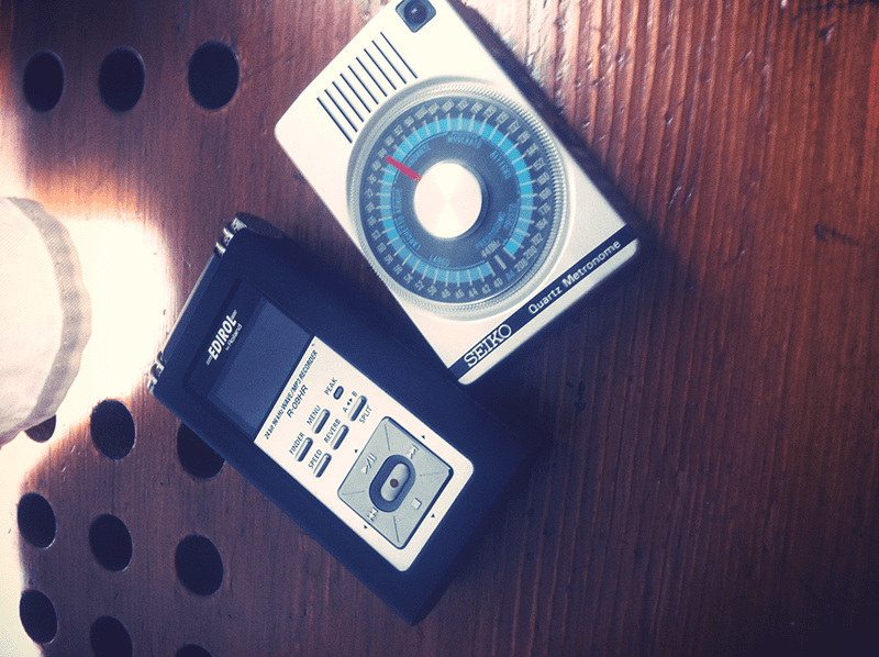 Seiko Metronome & Edirol R-09HR Recorder