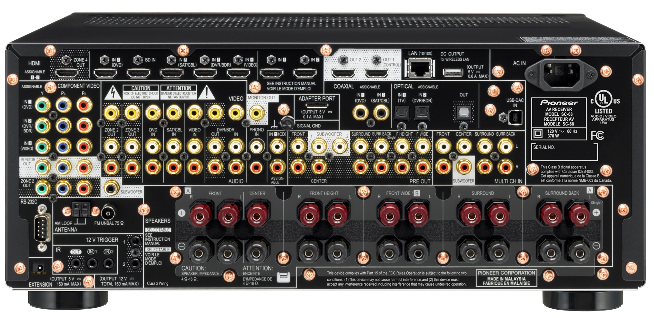 If you have only two speakers in your setup you can still hook them up to your sys. Connecting 4-ohm Speakers to an 8-ohm Receiver | Audioholics