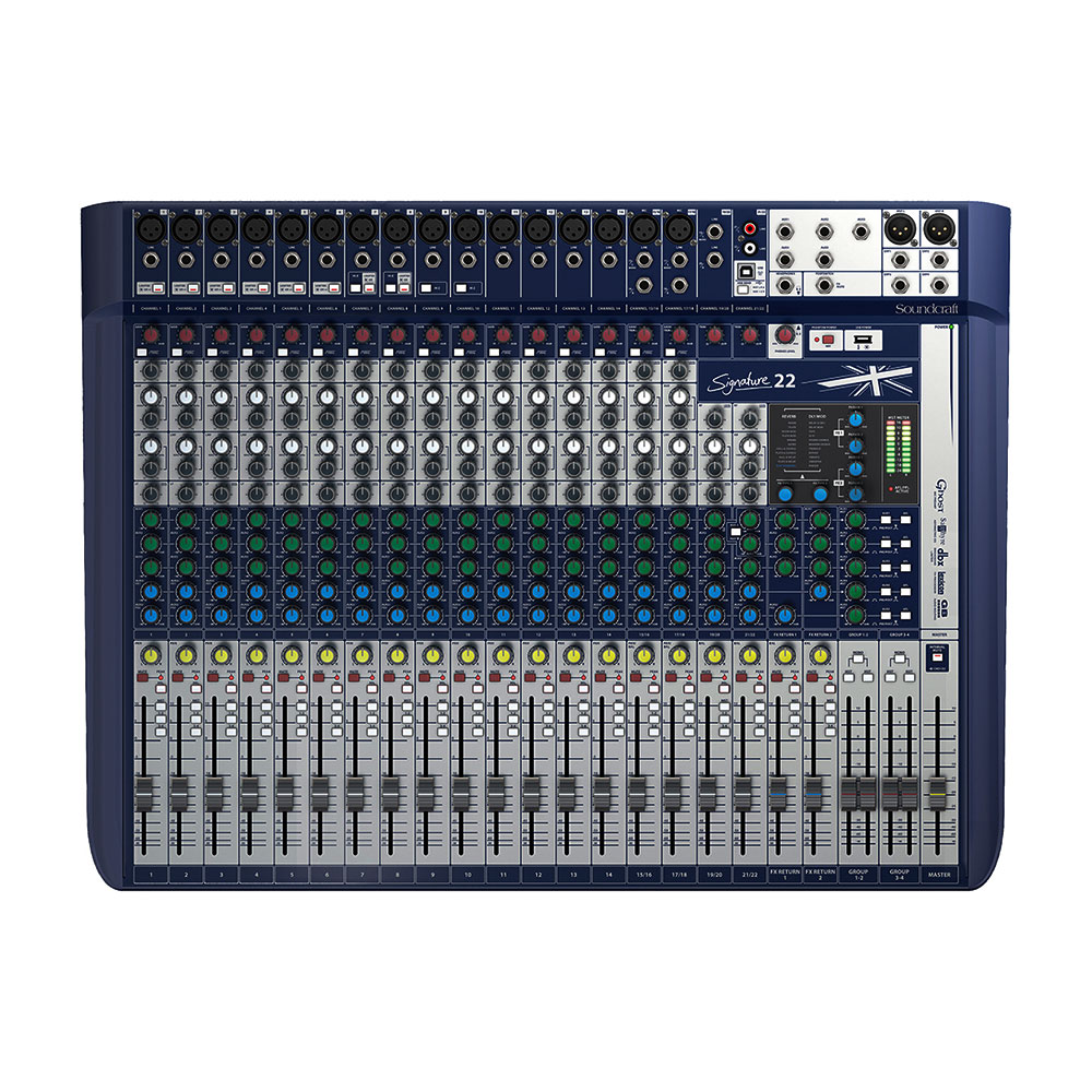 Soundcraft Signature 22 Mezclador con Efectos Integrados
