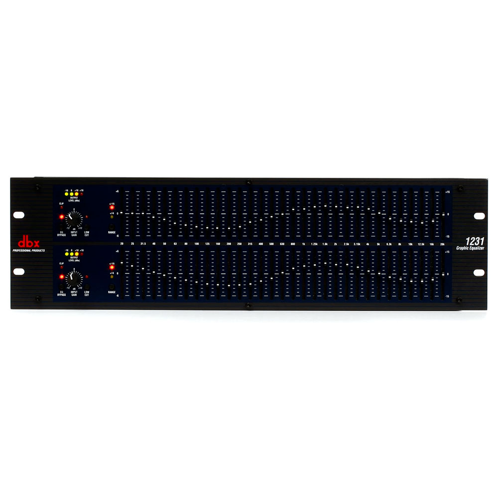 DBX 1231 Ecualizador gráfico dual de 31 bandas