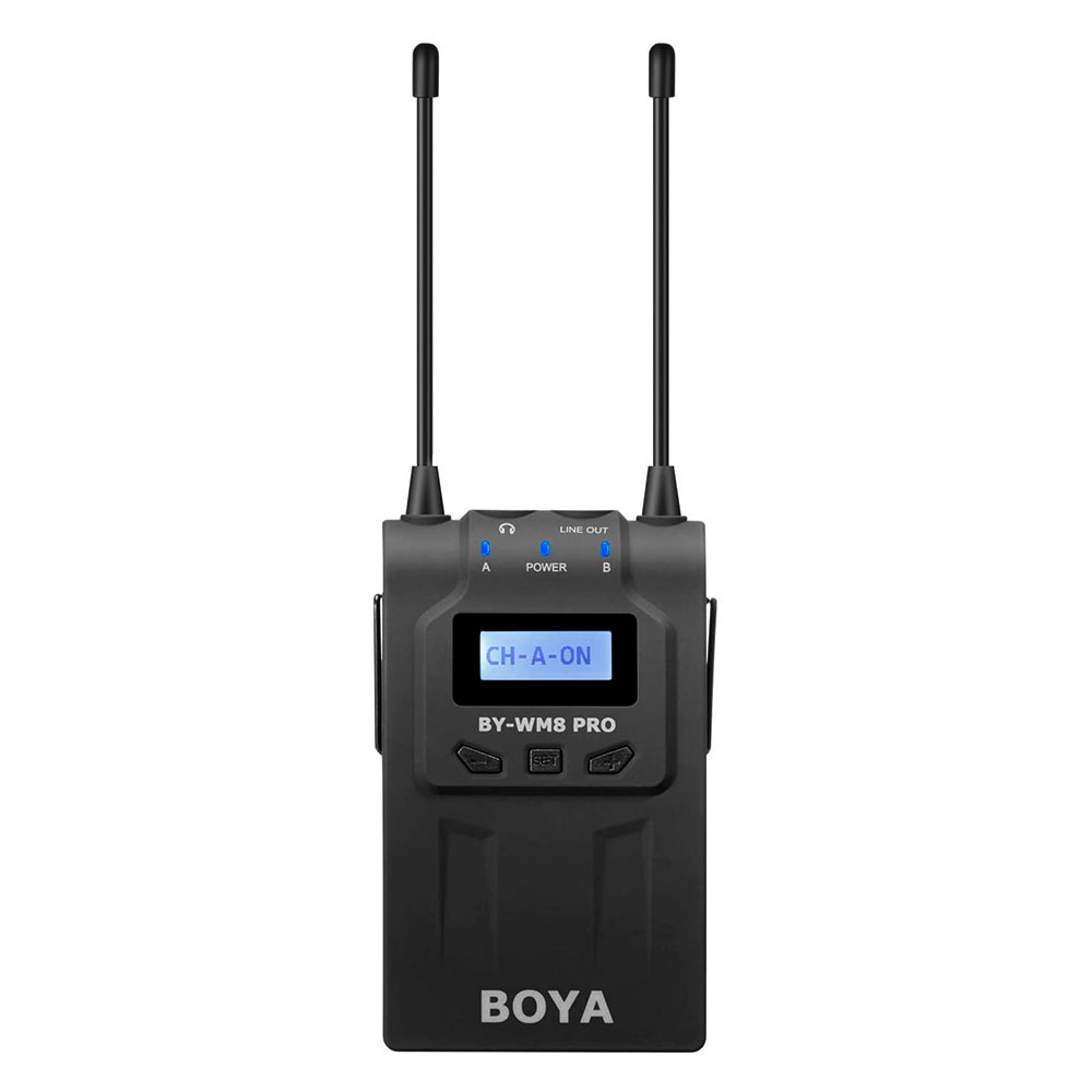BOYA RX8 Pro Receptor inalámbrico de dos canales