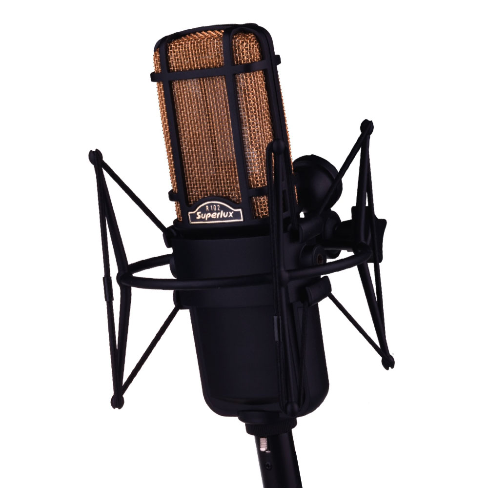 Superlux R102 MKII - Micrófono de Cinta Activo Bidireccional