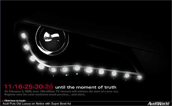 Audi puts old luxury on notice with super bowl ad