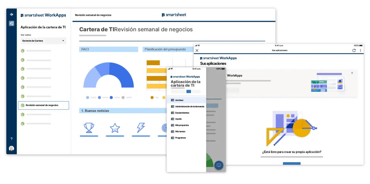 smartsheet aplicaciones platform