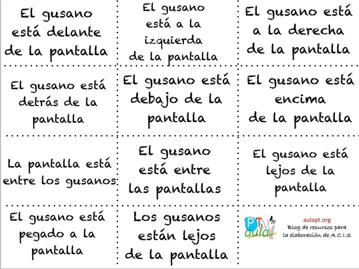 Ahora luce mucho más ordenada, pero él sigue siendo muy inquieto. JUEGO NÂº 5. EL JUEGO DE LOS CONCEPTOS ESPACIALES